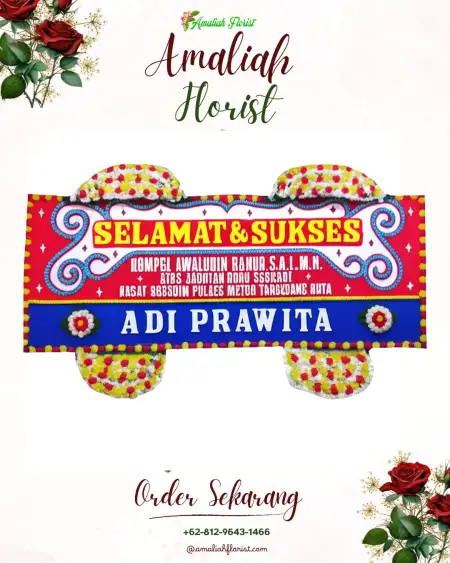 Papan Bunga Ucapan Selamat Dompyongan